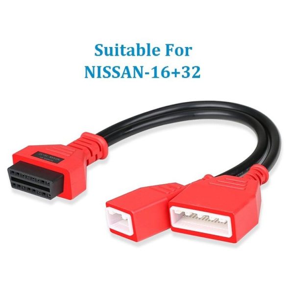 16 + 32 Pin External Thread to OBD2 Extension Cable for Nissan Sylphy - Image 2
