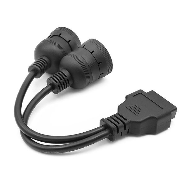 J1708 J1939 6Pin 9Pin to OBD2 16Pin Female Car Diagnostic Adapter Cable - Image 4