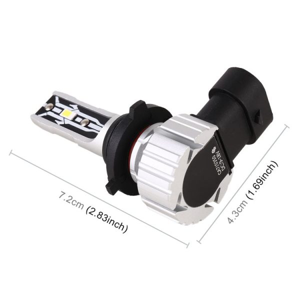 1 Pair 9006 DC9-18V / 20W / 6000K / 3000LM Car LED CSP Lamp Beads Headlight - Image 3