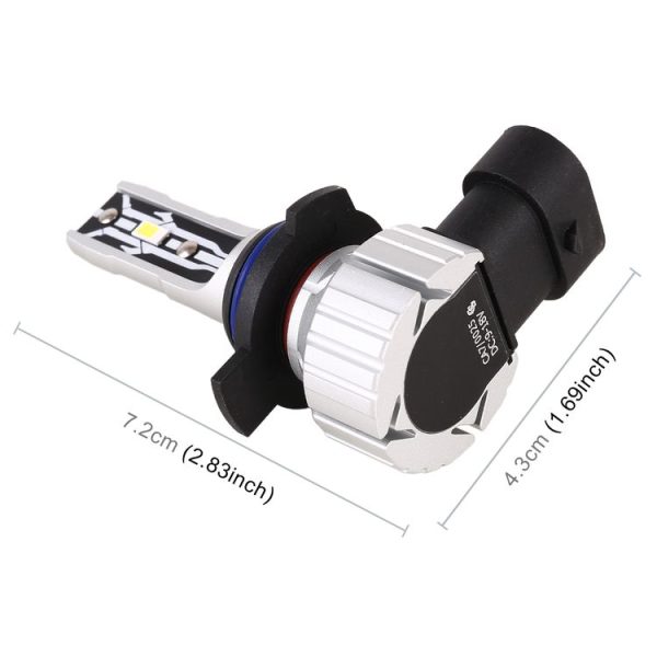 1 Pair 9012 DC9-18V / 20W / 6000K / 3000LM Car LED CSP Lamp Beads Headlight - Image 3