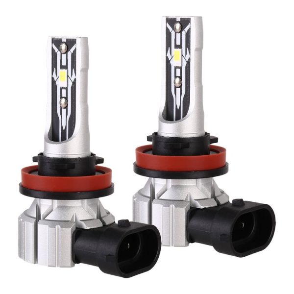 1 Pair H11 DC9-18V / 20W / 6000K / 3000LM Car LED CSP Lamp Beads Headlight - Image 2