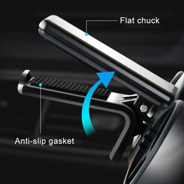 Car Dual-turbo Air Outlet Magnetic Mobile Phone Holder with Aromatherapy (Blue) - Image 4