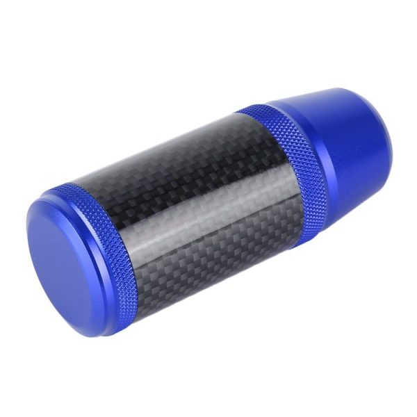 Universal Car Carbon Fiber Metal Gear Shift Knob (Blue) - Image 2