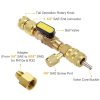 R410A R22 Spool Remover Installation Tool with Dual Size SAE 1 / 4 and 5 / 16 Ports - Image 3