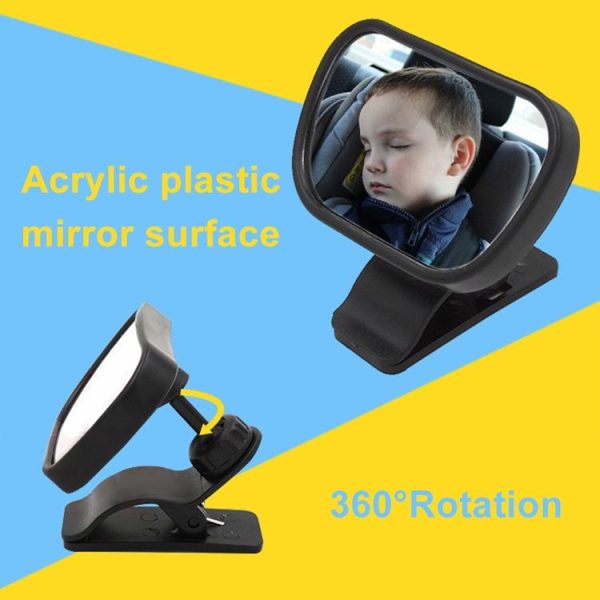 2 PCS Car Child Baby Safety Seat Observation Viewing Rearview Mirror - Image 4