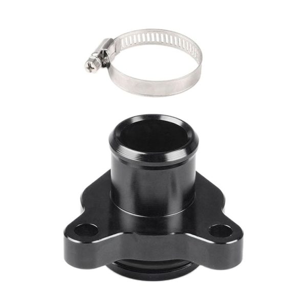 Car Water Hose Joint Pipe Adaptor with Clamps 11537541992 for BMW 335i (Black) - Image 2