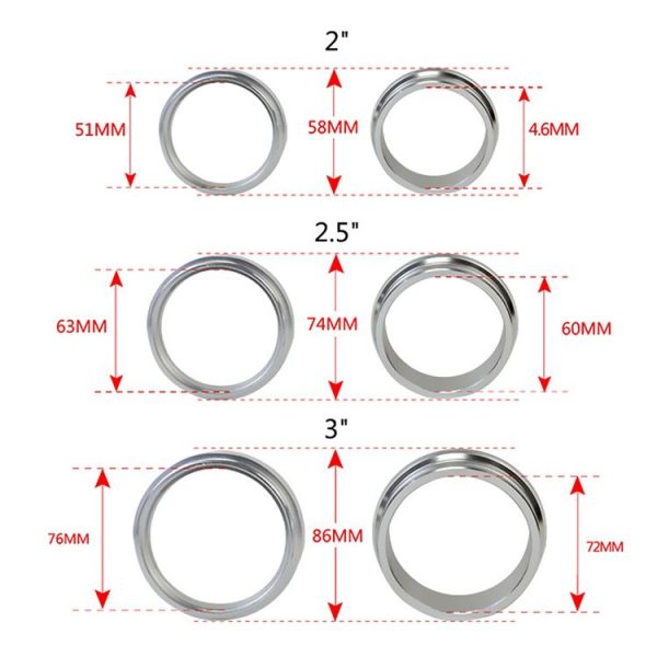 3.0 inch Car Exhaust V-band Clamp with Flange - Image 7