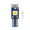 10 in 1 Car T5 0.2W DC12V Instrument Panel LED Decorative Light (Yellow Light) - Image 2