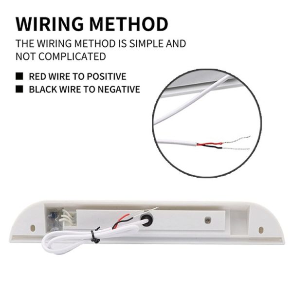 RV / Yacht Awning LED Strip Light DC12-28V with 9 LEDs Lamp Beads (White) - Image 3