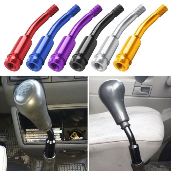 Car Modified Racing Quick Curved Gear Lever Extension Rod for Volkswagen T4 1990-2003 (Red) - Image 6
