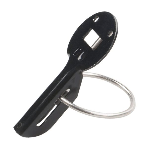 Universal Car Aluminum Alloy Mount Hood Pin Bonnet Lock (Black) - Image 3