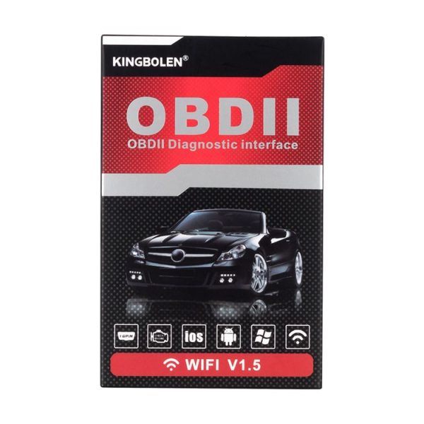 OBD II ELM327 WiFi V1.5 Car Fault Diagnostic Tool PIC25K80 Chip - Image 6