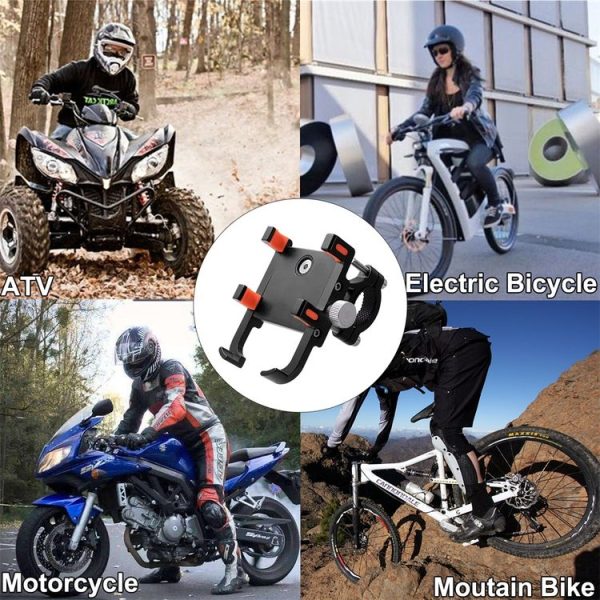 MPB-91 Motorcycle Six Claws Aluminium Alloy Mobile Phone Holder Bracket (Black) - Image 7