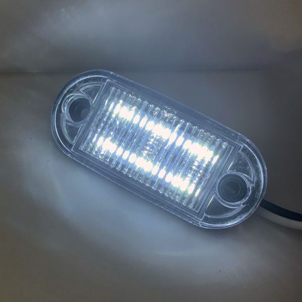 10 PCS MK-019 Car / Truck 6LEDs Side Marker Indicator Lights Bulb Lamp (White Light) - Image 3