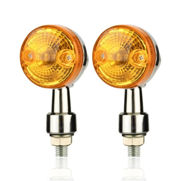 2 PCS PE-ZS101 Motorcycle Turn Signal Light (Silver) - Image 2