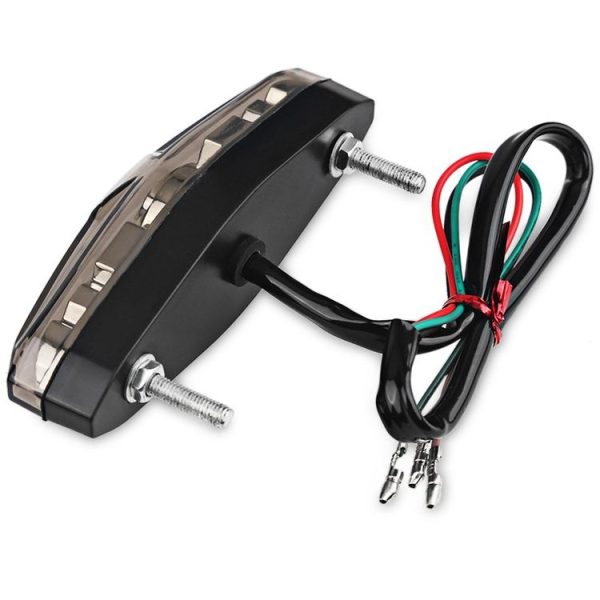 2 PCS KC-WD-NEW-3X Motorcycle LED Brake Light Running Lamp (Red) - Image 5