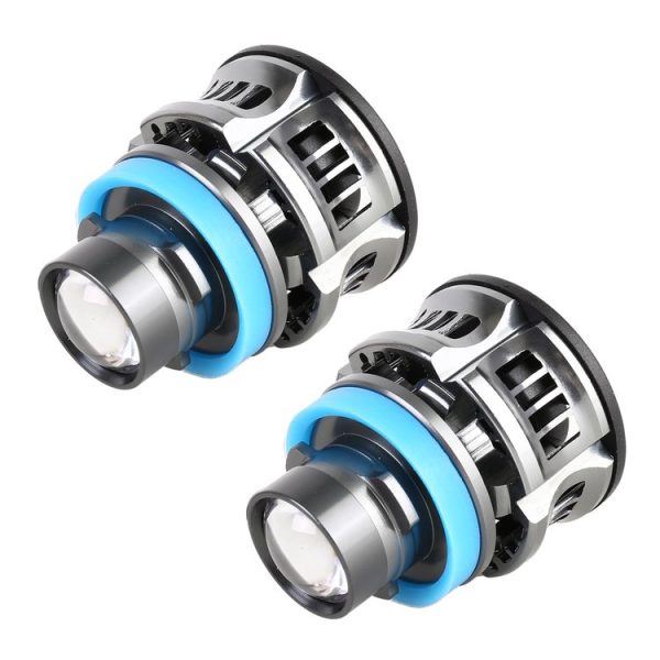 1 Pair H11 27W / DC12V Car Aluminum Alloy LED Headlight (Lime Green) - Image 3