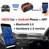 KONNWEI KW901 Android Phone OBD2 Car Bluetooth 5.0 Diagnostic Scan Tools (Red) - Image 5