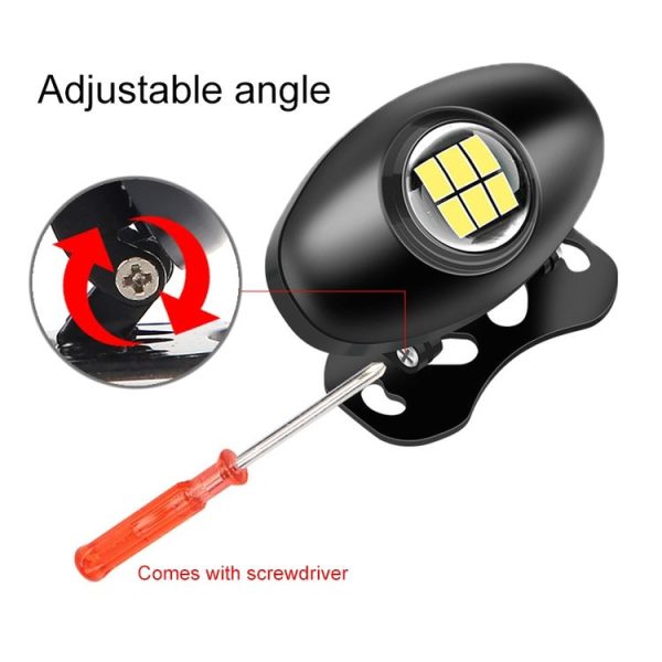 Car Adjustable LED Super Bright Reversing Light (Black) - Image 4