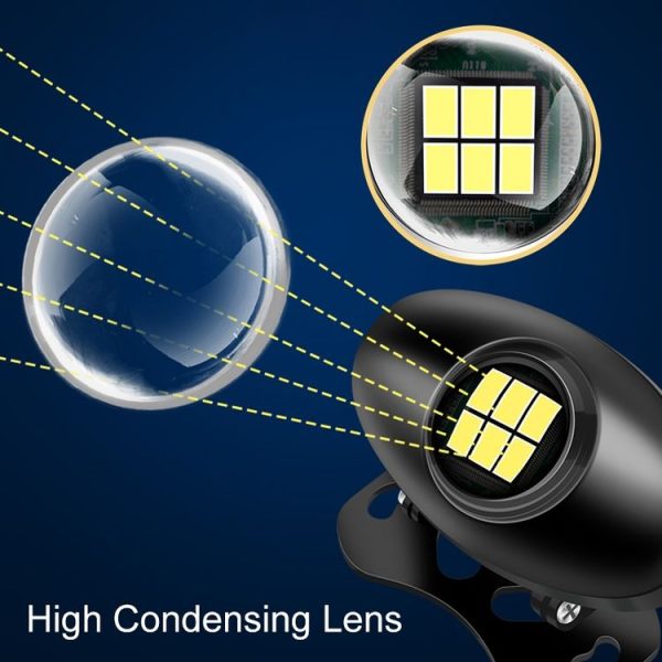 Car Adjustable LED Super Bright Reversing Light (Black) - Image 6