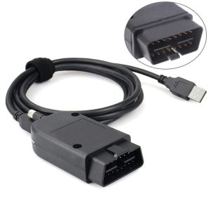 HEX ATMEGA162+16V8B+FT232RQ VAG 21.9 OBD2 Test Cable for Volkswagen / Audi, Software Version: English 23.3.0
