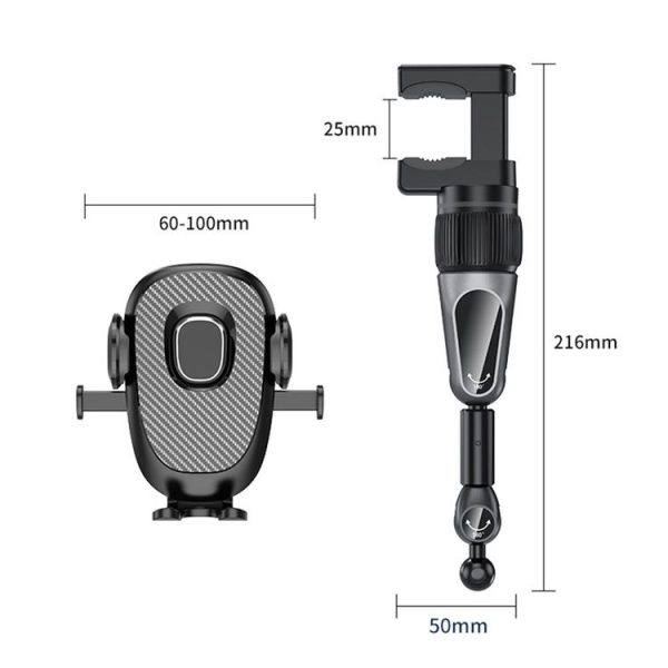 Car Big Clip 360 Degree Rotating Mobile Phone Holder - Image 3