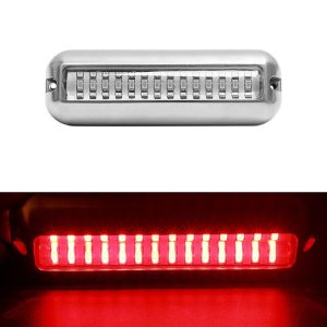 MK-042 Ship / Yacht 10-30V 42LEDs Waterproof Stainless Steel Underwater Light (Red Light)
