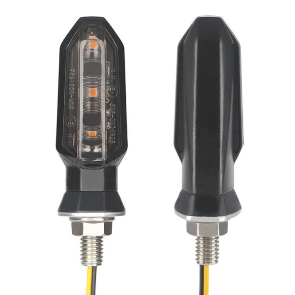 4 PCS MK-200 3LED Highlight Motorcycle Turn Signal Light (Black) - Image 2