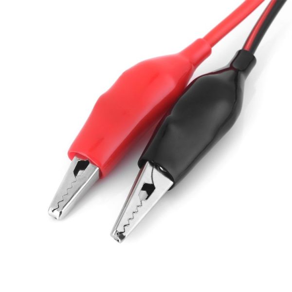 12V 16 AWG Crocodile Test Clip to Cigarette Lighter Plug Adapter Extension Cable - Image 4