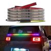S20-200CM 200cm DC12V-24V Car Rear LED RGB Daytime Running Lights Strip Colorful Lamp