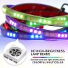 S20-200CM 200cm DC12V-24V Car Rear LED RGB Daytime Running Lights Strip Colorful Lamp - Image 4