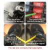 S20-200CM 200cm DC12V-24V Car Rear LED RGB Daytime Running Lights Strip Colorful Lamp - Image 6