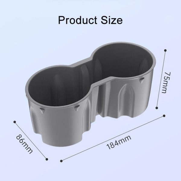 SHUNWEI SD-1054 Car Water Cup Holder for Tesla Model 3 / Y 2021-2022 (Black) - Image 3