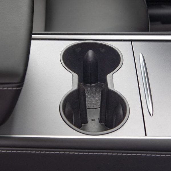 SHUNWEI SD-1054 Car Water Cup Holder for Tesla Model 3 / Y 2021-2022 (Black) - Image 4