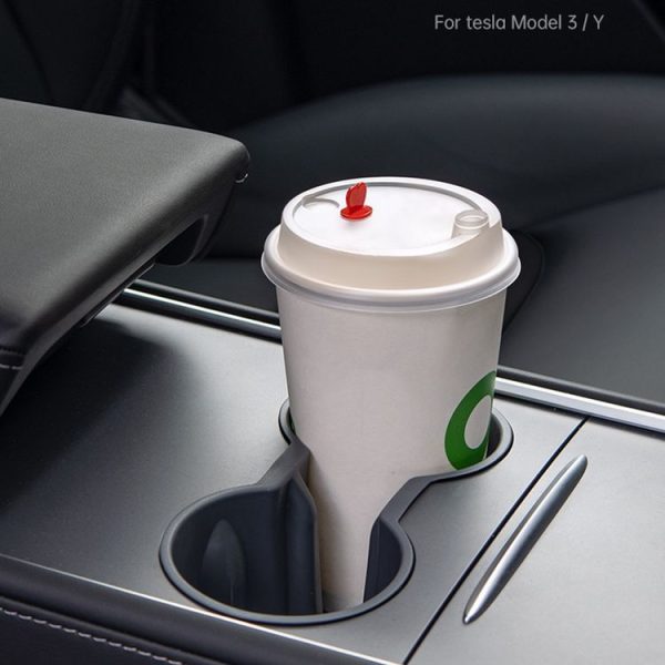 SHUNWEI SD-1054 Car Water Cup Holder for Tesla Model 3 / Y 2021-2022 (Black) - Image 6
