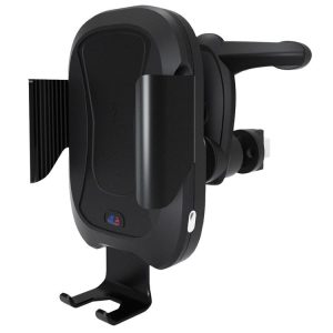 CS-984A1 Car Air Outlet Wireless Infrared Sensor Mobile Phone Charging Stand Holder (Black)