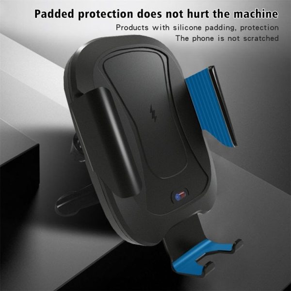CS-984A1 Car Air Outlet Wireless Infrared Sensor Mobile Phone Charging Stand Holder (Black) - Image 7