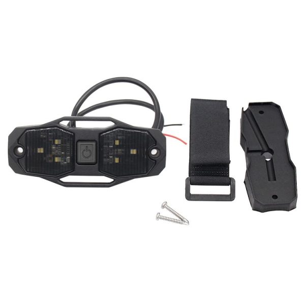 UTV ATV Polaris RZR Golf Cart Motorcycle LED Guard Bar Light - Image 3