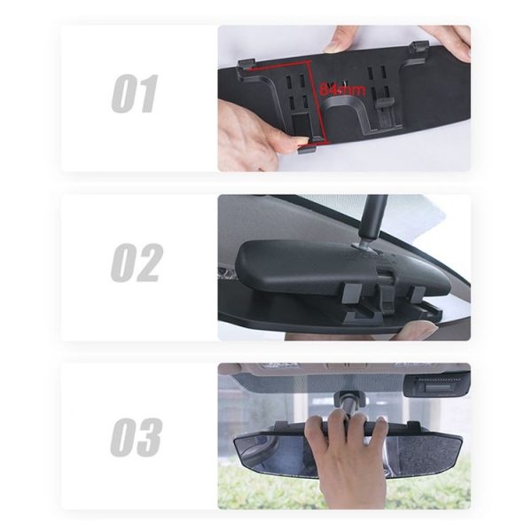 SHUNWEI SD-2414 Car Anti-glare Rear-view Mirror, Size: 244 x 90mm - Image 4