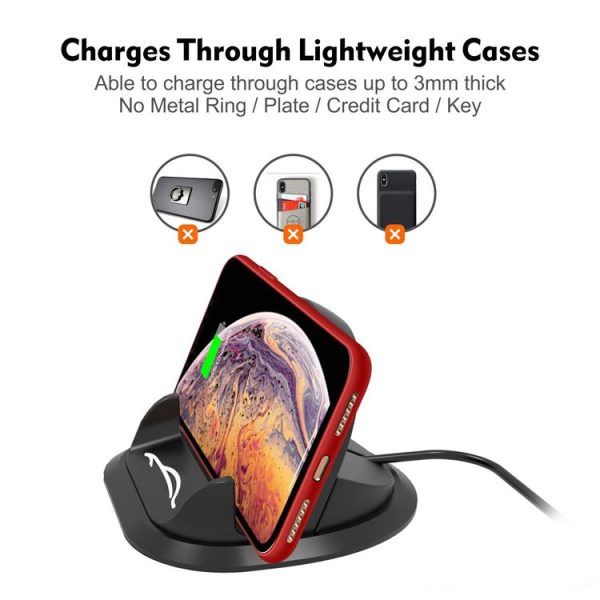 Car 2 in 1 Wireless Charger Phone Holder - Image 3