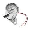 Motorcycle Retro Modified Odometer Speedometer Kilometer (Silver)