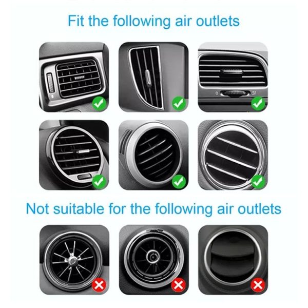 Car Wireless Charger Multifunctional Mobile Phone Wireless Charger Stand (Black) - Image 6