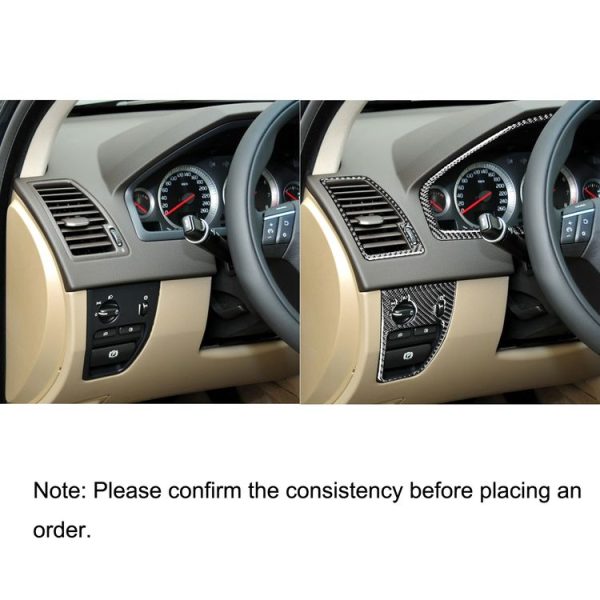 6 in 1 Car Carbon Fiber Navigation Set Decorative Sticker for Volvo XC90 2003-2014, Left and Right Drive Universal - Image 6