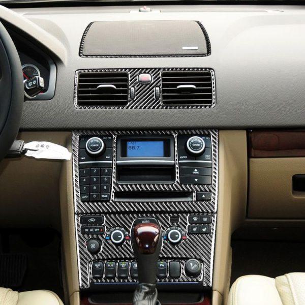 7 in 1 Car Carbon Fiber Gear Set B Decorative Sticker for Volvo XC90 2003-2014, Left Drive - Image 5