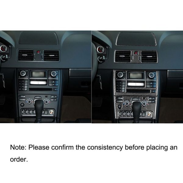 7 in 1 Car Carbon Fiber Gear Set B Decorative Sticker for Volvo XC90 2003-2014, Left Drive - Image 6