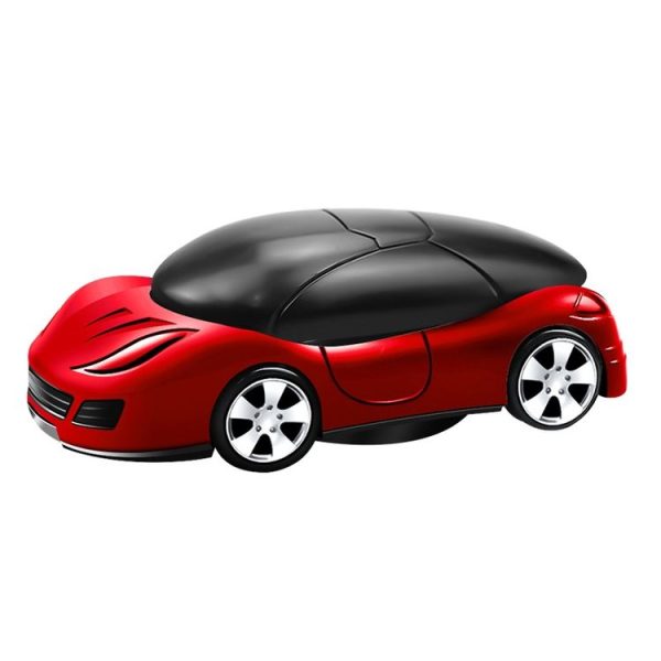 Car Shape Phone Holder Car Interior Decoration Navigation Bracket (Red) - Image 2