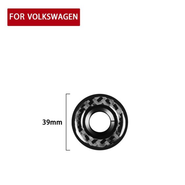 Car Carbon Fiber Ignition Ring Decorative Sticker for Volkswagen Beetle 2012-2019, Left and Right Drive Universal - Image 2