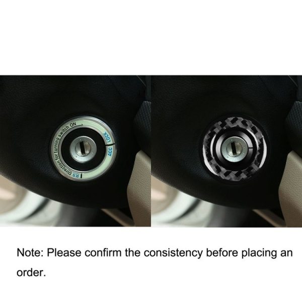Car Carbon Fiber Ignition Ring Decorative Sticker for Volkswagen Beetle 2012-2019, Left and Right Drive Universal - Image 6
