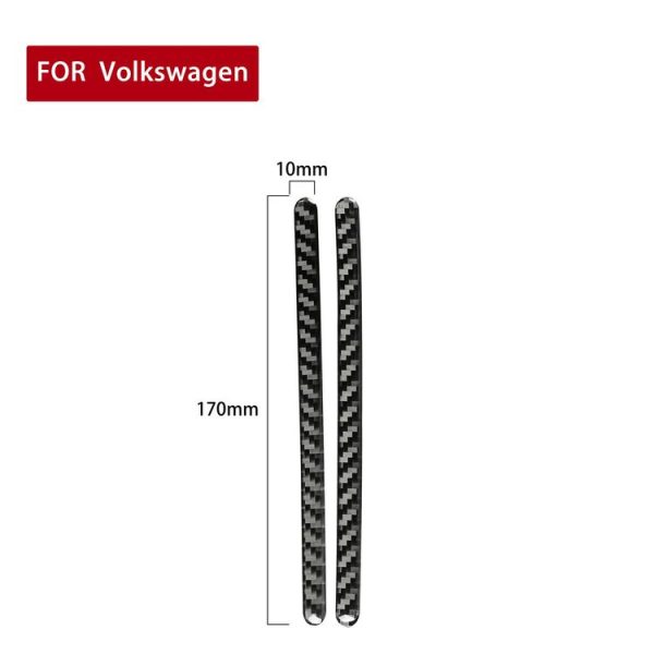 Car Carbon Fiber Door Decorative Sticker for Volkswagen Beetle 2012-2019, Left and Right Drive Universal - Image 2