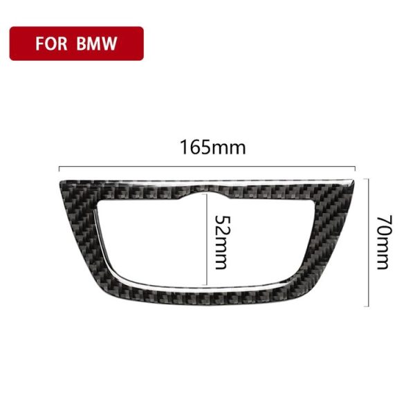 Car Carbon Fiber Headlight Switch Solid Color Decorative Sticker for BMW G01 X3 2018-2020 / G02 X4 2019-2020, Left and Right Drive Universal - Image 2